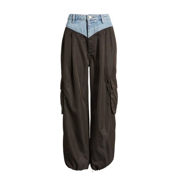 BLANKNYC By Anthropologie Cold Gem Trousers Womens Two-Tone Cargo Pants Size 31 - Picture 14 of 16